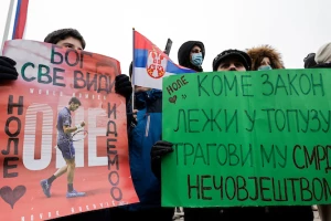Skup podrške Novaku, četvrti put: ''I u zatvoru imaju tri obroka dnevno, a njemu ne daju doručak''